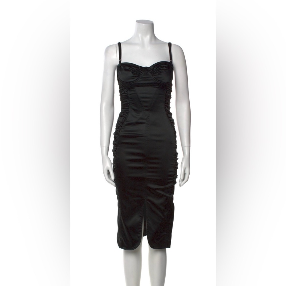 Dolce & Gabbana Black Midi Dress